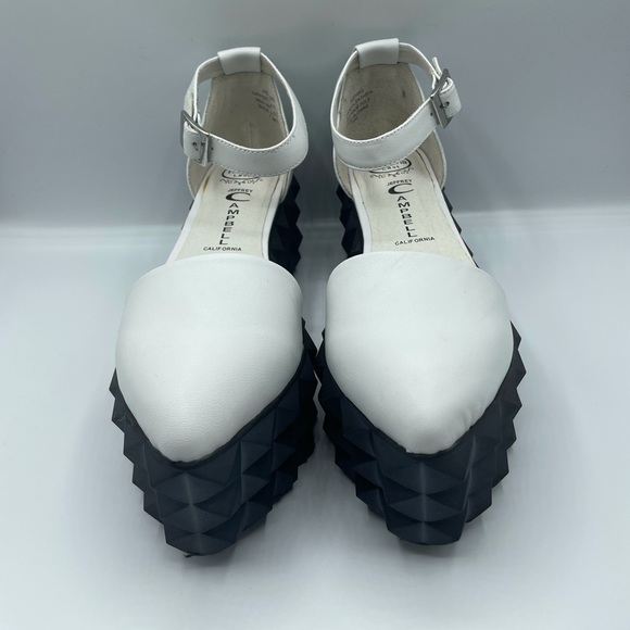 Jeffrey Campbell Flatform Sandals New Size 7.5 - Picture 3 of 13